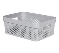 Curver Infinity Recycled Box 11l Dots Gris35.6x26.6xh13.6cm (lot de 6) Gris G