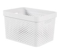 Curver Infinity Recycled Box 17l Dots Blanc35.5x26.2xh21.9cm (lot de 5) Blanc G
