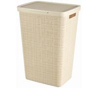 CURVER JUTE 58L Coffre a linge 43 x 34 x 60 cm, beige 08093-885