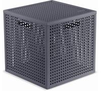 CURVER KAYA 19L Boîte de rangement cube 28 × 28 × 28 cm, bleu-gris 17213764