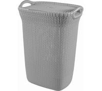 CURVER KNIT 57L Coffre a linge 45 x 61 x 34 cm, gris 03676-099