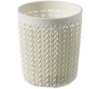 CURVER KNIT ROUND S Pot de rangement 9,9 x 11,2 cm creme 00775-X64