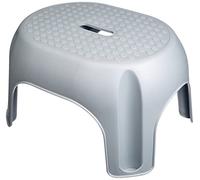 CURVER Marchepied 1 Marche - Base antidérapante - Capacité de charge de 136 Kg - Matériau durable, Utilisation sure - 43 x 33 x 24 cm - Gris