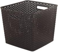 CURVER MY STYLE 25L Boite de rangement 32,5 x 32,5 x 28 cm marron 03613-210