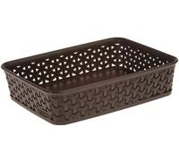 CURVER MY STYLE A5 Paniere de bureau 25,6 x 20 x 6 cm 2,5L marron foncé 00096-210