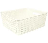 CURVER MY STYLE M 13L Boite de rangement 35,5 x 29,6 x 13,3 cm creme 03611-885