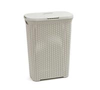 CURVER Panier à Linge en rotin Crème 40 l