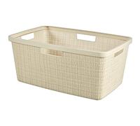 CURVER JUTE 46L Panier a linge 59 x 39 x 26 cm, beige 08091-885