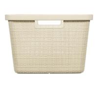 Curver Panier à linge Jute 46 L 59 x 39 x 26 cm Beige 08091-885