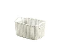 Curver Panier De Rangement Knit 3 Litres 25 X 17,5 X 14 Cm Crème