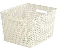 CURVER MY STYLE L 18L Boite de rangement 35,5 x 29,6 x 22 cm creme 03612-885