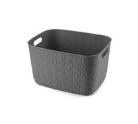 CURVER SOFTEX L 19L Panier de rangement 37,9 x 29,2 x 22,1 cm, gris foncé 00574-Z68