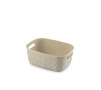 CURVER SOFTEX S 4L Panier de rangement 26,4 x 19,4 x 11,1 cm, beige 00576-Z67