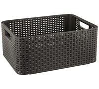 CURVER STYLE M Boite de rangement 38,6 x 17 x 28,7 cm gris foncé 03615-308