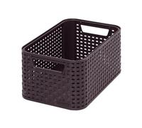 Curver Boîte de rangement Style S 28,5 x 13 x 19,4 cm Marron 03614-210