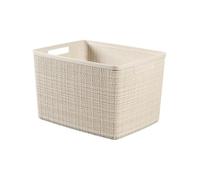 CURVER Panière Jute rectangulaire 20 L - Beige