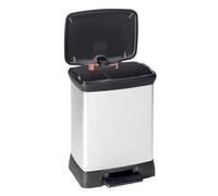 CURVER Poubelle à pédale Deco Bin 10+18 l