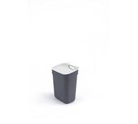 Curver Poubelle de tri Ready to Collect 10 L avec support mural - Gris foncé 02101-229