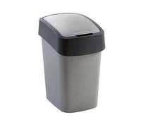 CURVER Poubelle "FLIP BIN" 25 l argenté/graphite