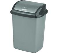 Curver Poubelle Inclinable Dominik 25l Argent 182979