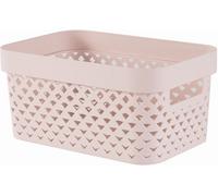 CURVER PURE 4,5L Panier de rangement 26 x 17,5 x 12,3 cm, rose 01422-Q70