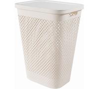 CURVER PURE 55L Panier a linge 43 x 35 x 58 cm, beige 01918-X64