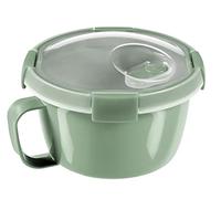 Curver | Smart to Go Soup 0,9 l Eco, Vert, 100% Matière Recyclée, 15,7 * 15,7 * 9,6 Cm