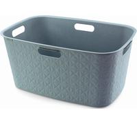 CURVER SOFTEX 45L Panier a linge 39,7 x 59,4 x 27,4 cm, bleu 00572-Z69