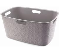 Curver Panier à linge Softex 45 L 39,7 x 59,4 x 27,4 cm Gris
