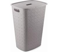 CURVER SOFTEX 56L Coffre a linge 34 x 43,8 x 59,9 cm, gris 00571-Z70