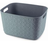 CURVER SOFTEX L 19L Panier de rangement 37,9 x 29,2 x 22,1 cm, bleu 00574-Z69