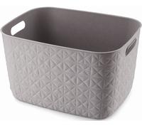 CURVER SOFTEX L 19L Panier de rangement 37,9 x 29,2 x 22,1 cm, gris 00574-Z70