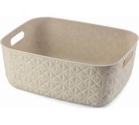 CURVER SOFTEX M 12,5L Panier de rangement 37,9 x 29,2 x 14,3 cm, beige 00575-Z67