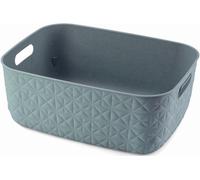 CURVER SOFTEX M 12,5L Panier de rangement 37,9 x 29,2 x 14,3 cm, bleu 00575-Z69