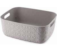 CURVER SOFTEX M 12,5L Panier de rangement 37,9 x 29,2 x 14,3 cm, gris 00575-Z70