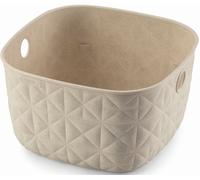 CURVER SOFTEX XS 3L Panier de rangement 19,4 x 19,4 x 11,1 cm, beige 00570-Z67