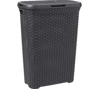 CURVER STYLE 40L Coffre a linge 44,8 x 61,5 x 26,5 cm, gris foncé 00709-308