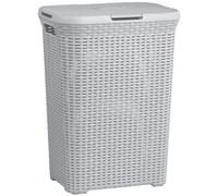 CURVER STYLE 60L Coffre a linge 44,8 x 61,5 x 34,1 cm, gris clair 00707-099