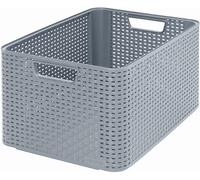 CURVER STYLE L Boite de rangement 43,6 x 23 x 32,6 cm gris 03616-099