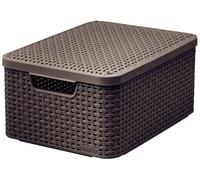 Curver Boîte de rangement Style M avec couvercle 39,3×29,3×18,7 cm marron