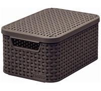 CURVER STYLE S Boite de rangement avec couvercle 29,1 x 19,8 x 14,2 cm marron 03617-210