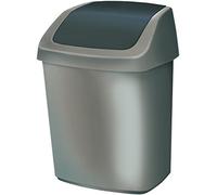 CURVER SWING BIN 15L Poubelle 30,6 x 24,8 x 41,8 cm gris 03985-373