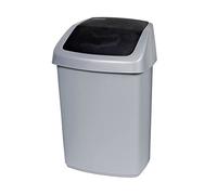 Curver Poubelle Swing Bin 50 L 40,6 x 34 x 66,8 cm Gris 03987-373