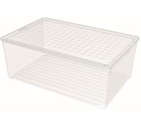 CURVER TEXTILE 45L Boîte de rangement 59,6 x 39,4 x 23 cm transparent 03008-001
