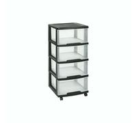 CURVER Tour de rangement ESSENTIALS 4 Tiroirs 38.9 x 37.1 x 86.0 cm