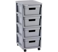 CURVER - Tour de rangement Infinity -4x11L-