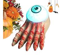Cushangty Bougie Électrique Halloween sans Flamme,Lampe Décorative en Forme d'Œil Effrayant | Lumière de Bougie d'halloween | pour Maison Hantée Jardin Cour Cave Garage Maison de Campagne Pub Bureau