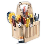 Custom LeatherCraft 526 d'électricien et outil de maintenance Pouch, cuir pleine fleur, 17-pocket