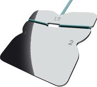 Cut360 Lame d'étirage | Rabot à vernis 45 x 45 x 1,2 mm | Lame d'étirage à vernis ZK HW 45/45 pour menuisiers, peintres, charpentiers, vernisseurs bricoleurs pour raboter & lisser lors du travail du b