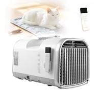 CUTANGELAR Climatiseur Portable, Mini-Unité De Climatisation, 4400/5100 Btu, Refroidissement Rapide En 3 Min, Sans Évacuation D'eau, Pour Tente De Camping, Camping-Car, Caravane, Animaux(8-10 M²)